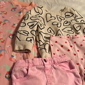 Baby Girl 4 Piece Clothes Bundle